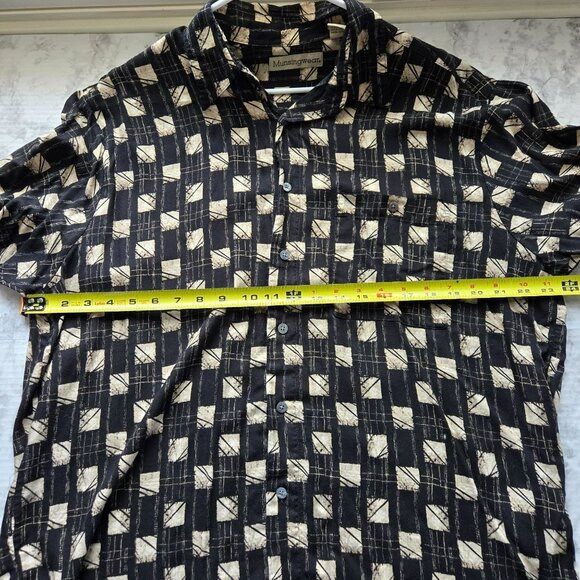 Vintage Munsingwear Short Sleeve Button-Up Men's Shirt L - Picture 5 of 6